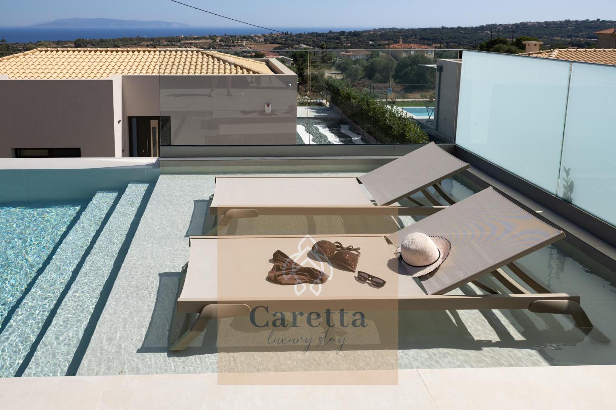 Gem Villas Luxury Sea View Karavádhos Dış mekan fotoğraf
