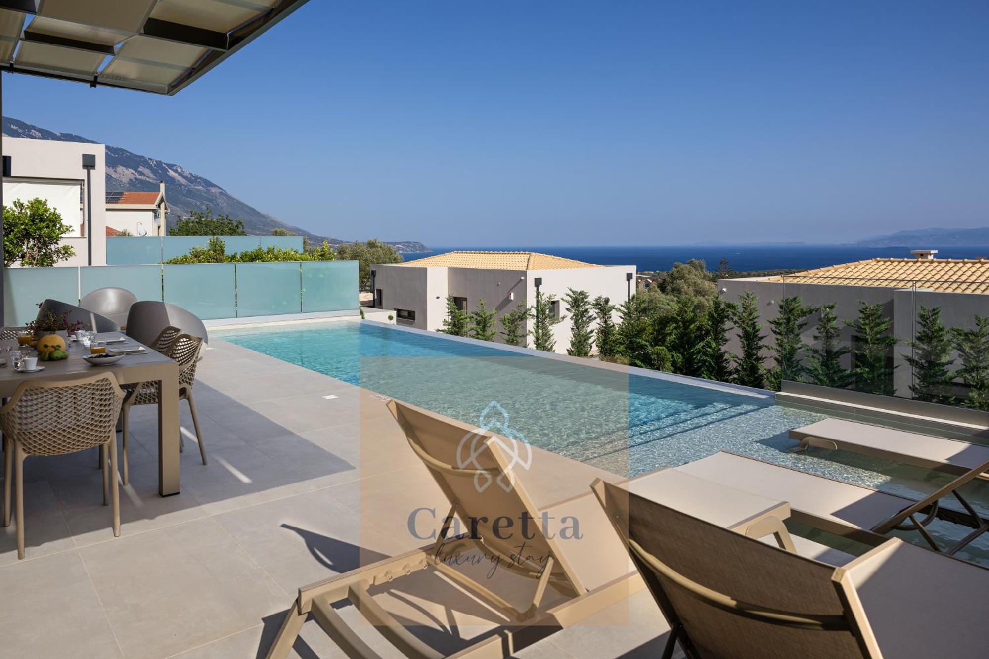 Gem Villas Luxury Sea View Karavádhos Dış mekan fotoğraf