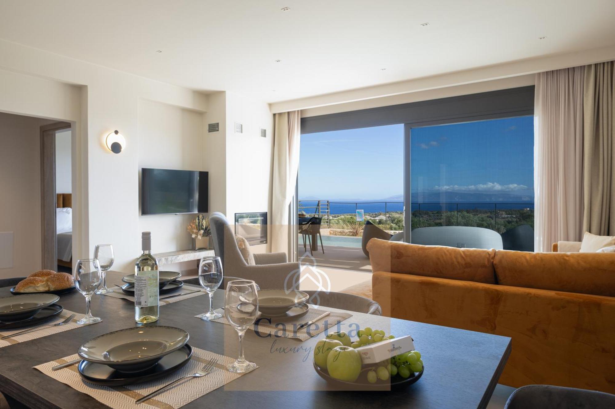 Gem Villas Luxury Sea View Karavádhos Dış mekan fotoğraf