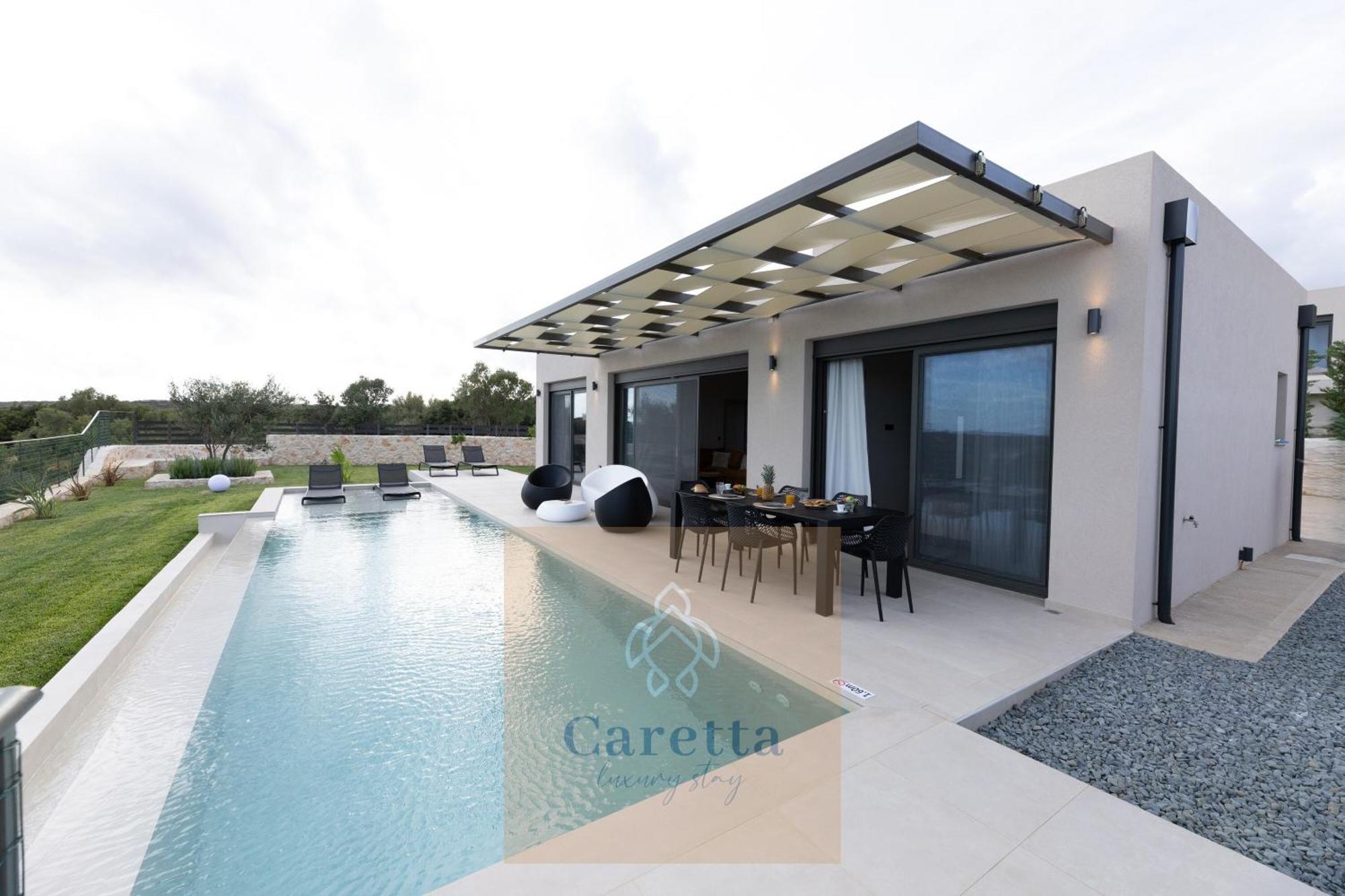 Gem Villas Luxury Sea View Karavádhos Dış mekan fotoğraf