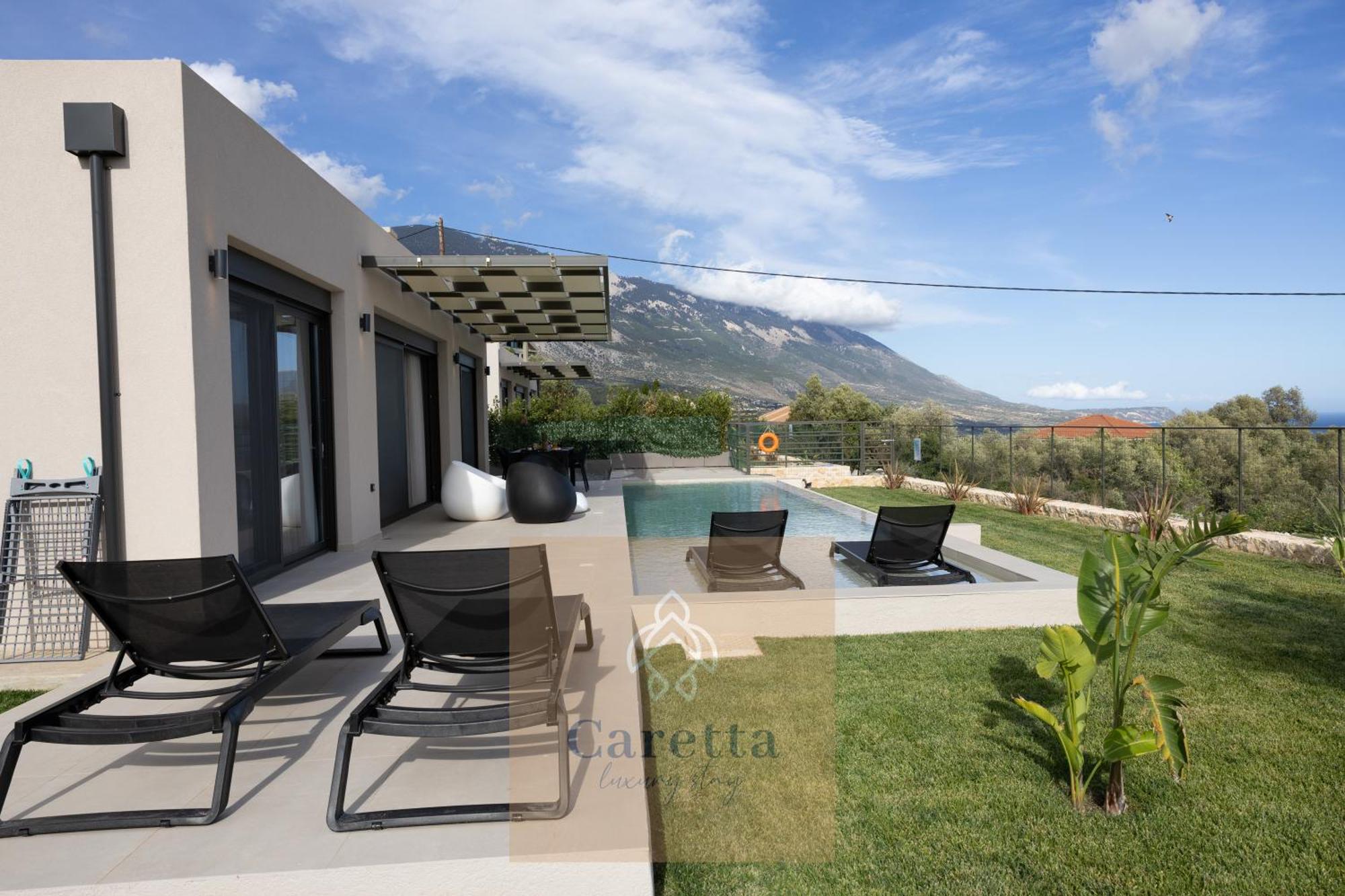 Gem Villas Luxury Sea View Karavádhos Dış mekan fotoğraf