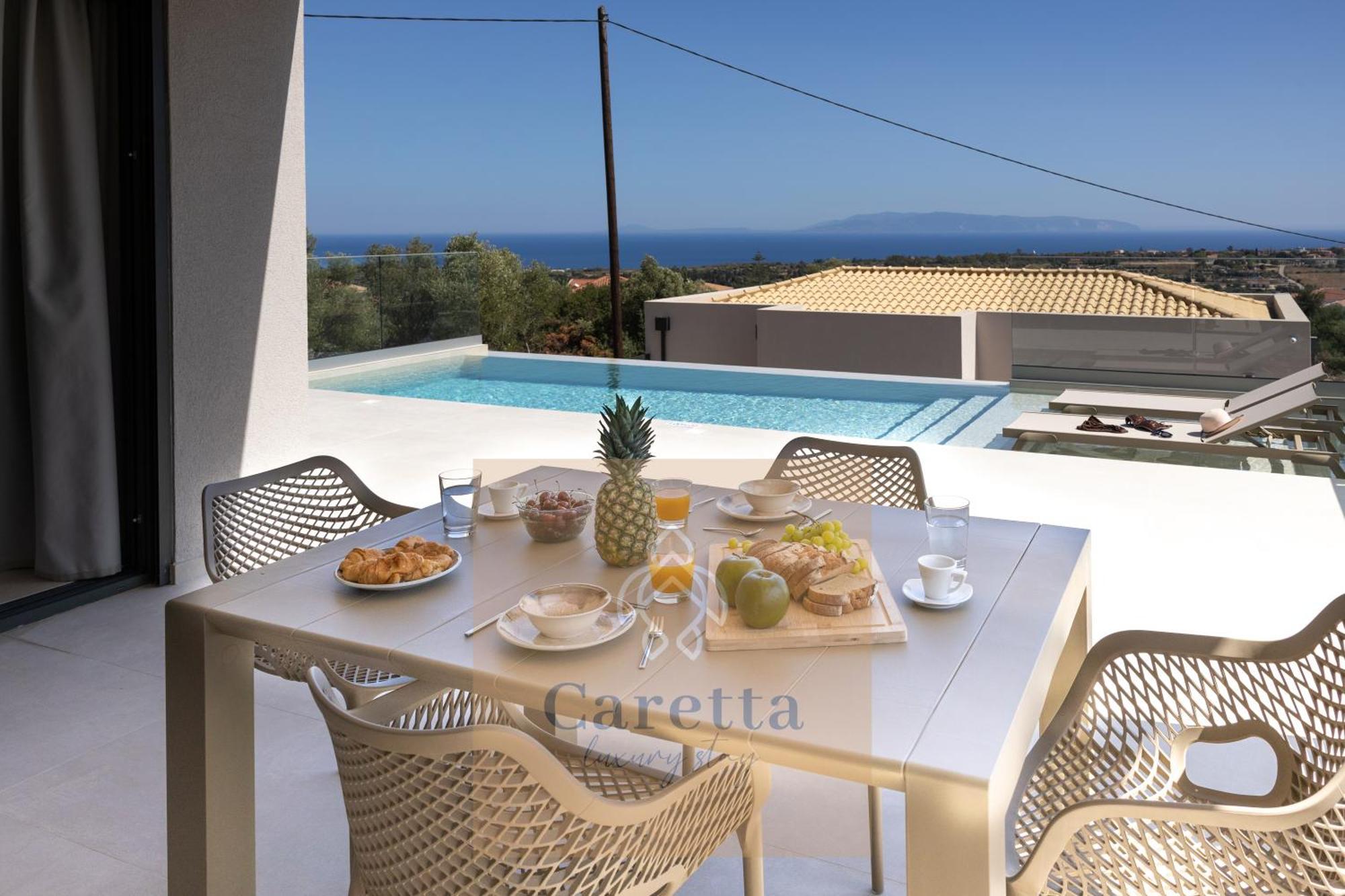 Gem Villas Luxury Sea View Karavádhos Dış mekan fotoğraf